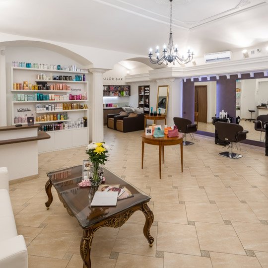 Hair and beauty salon